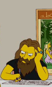 Alan Moore en los Simpsons