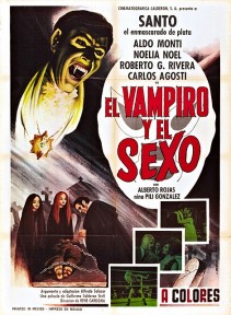 Cartel de El Vampiro y el Sexo